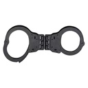 Hinged Control Duty Handcuffs - Black Steel