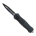 Front Switch Double Edge OTF Knife - Two-tone Blade